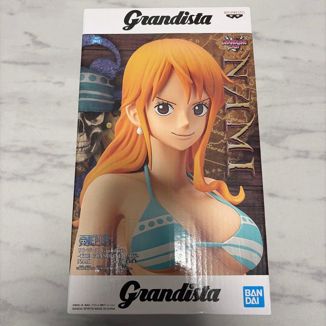BANDAI One Piece Grandista THE GRANDLINE LADY — Nami Figure