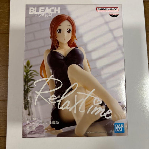 BANDAI BLEACH Relax time Orihime Inoue Figure — Brand new, prize figure from Thousand-Year Blood War