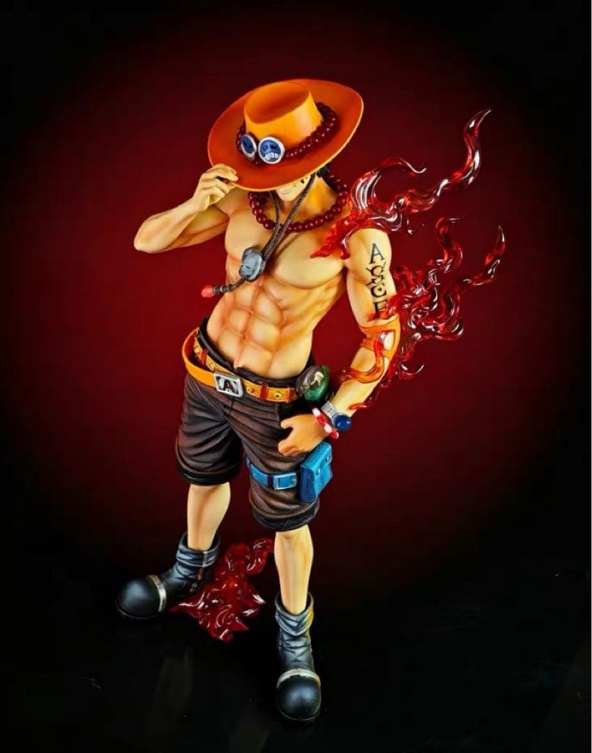 One Piece Portgas D. Ace Figure — GM Garage Kit, PVC, approx. 30 cm