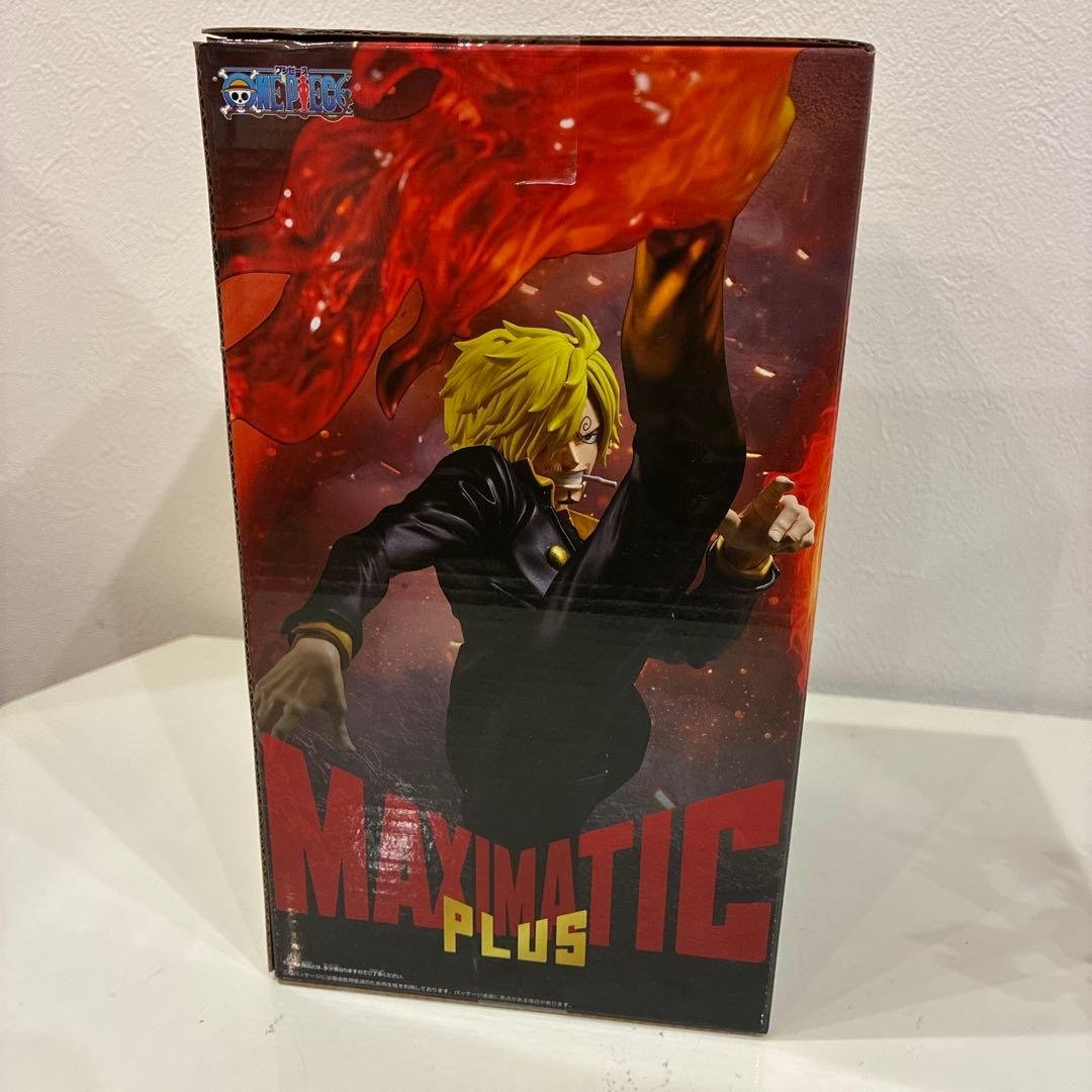 원피스 MAXIMATIC PLUS 상디 피규어 — 박스 포함, 미개봉