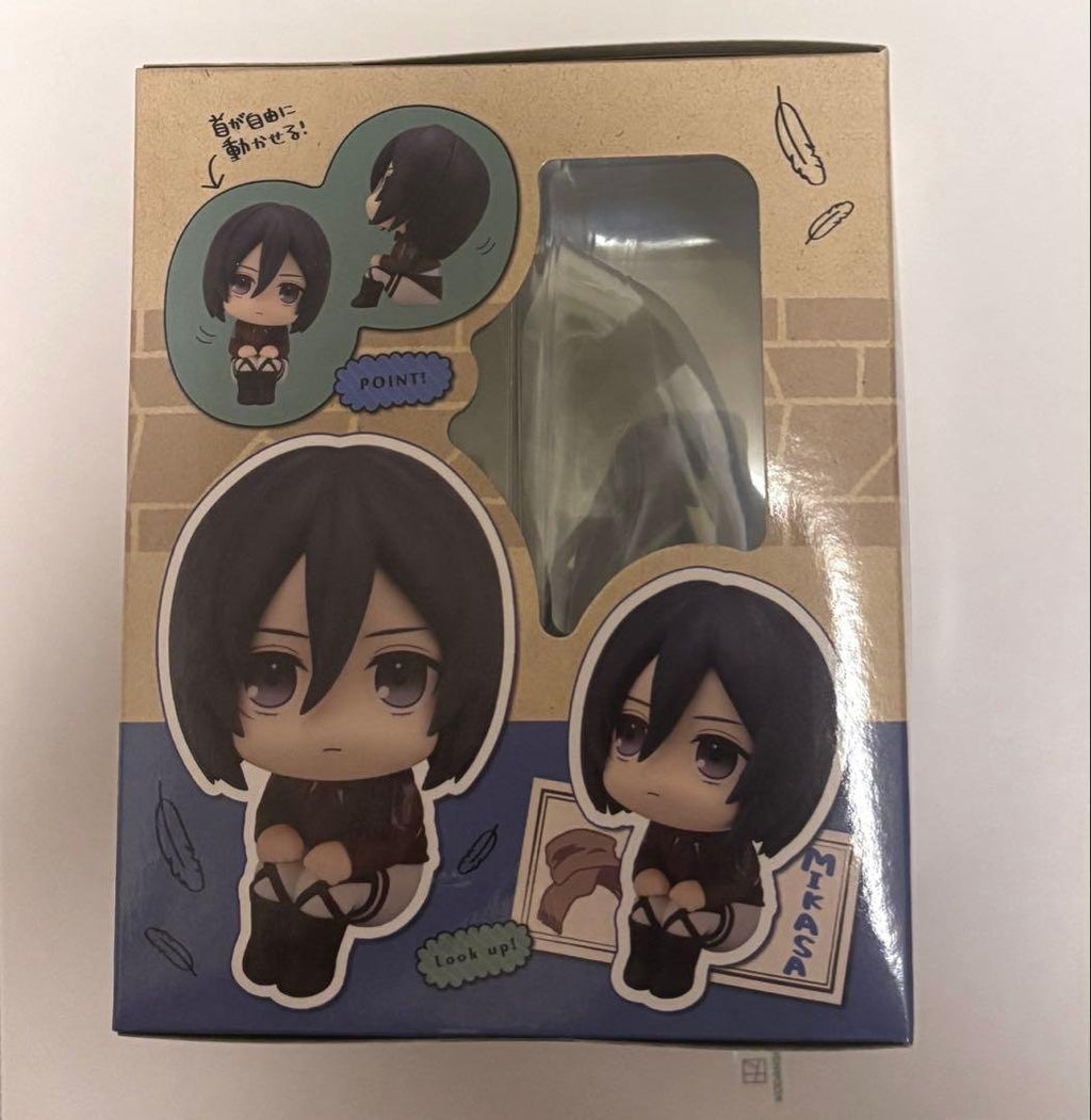 MegaHouse L'attacco dei giganti Mikasa Ackerman Figure Lookup — con cuscino
