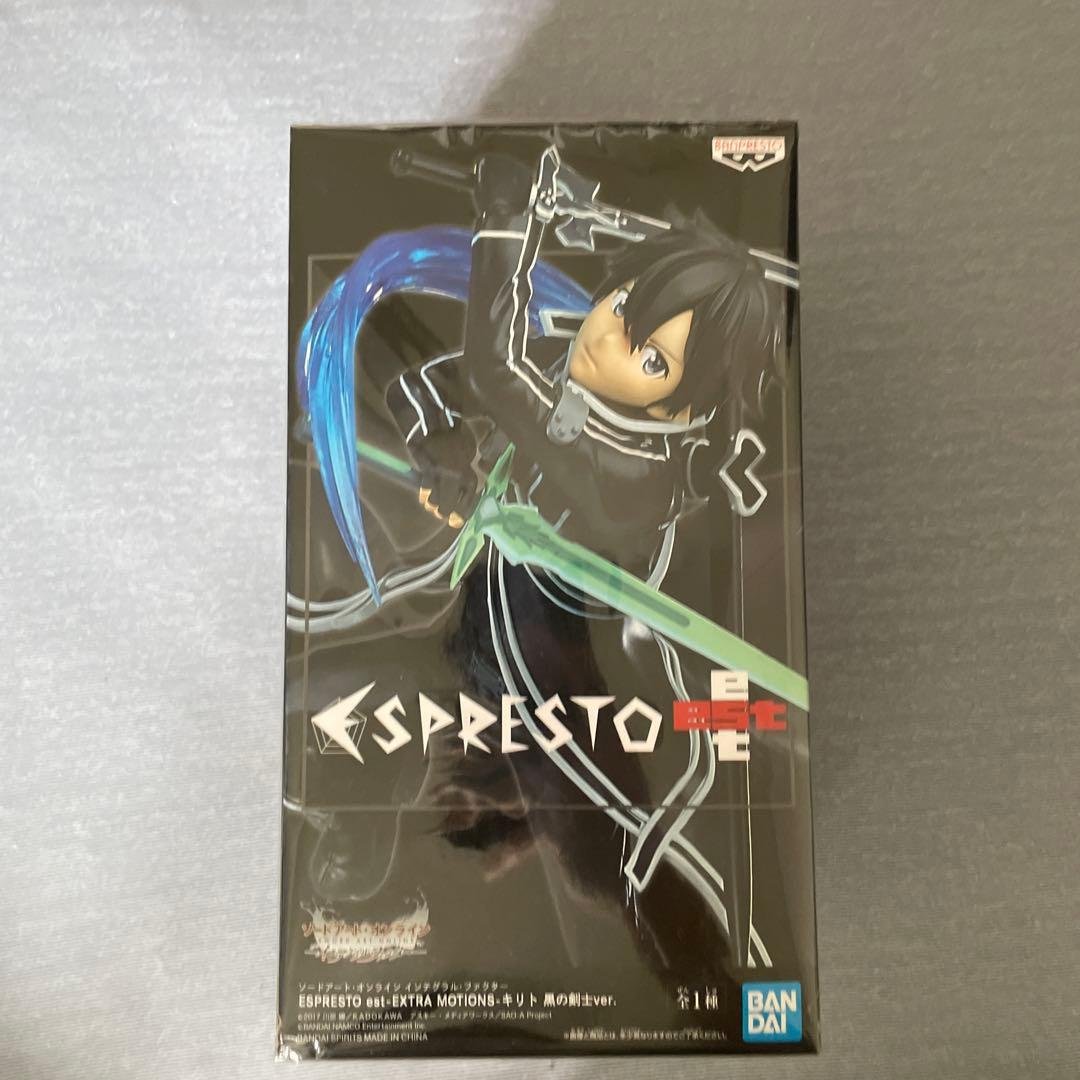 BANDAI SPIRITS Sword Art Online ESPRESTO Kirito — Black Swordsman ver., Unopened