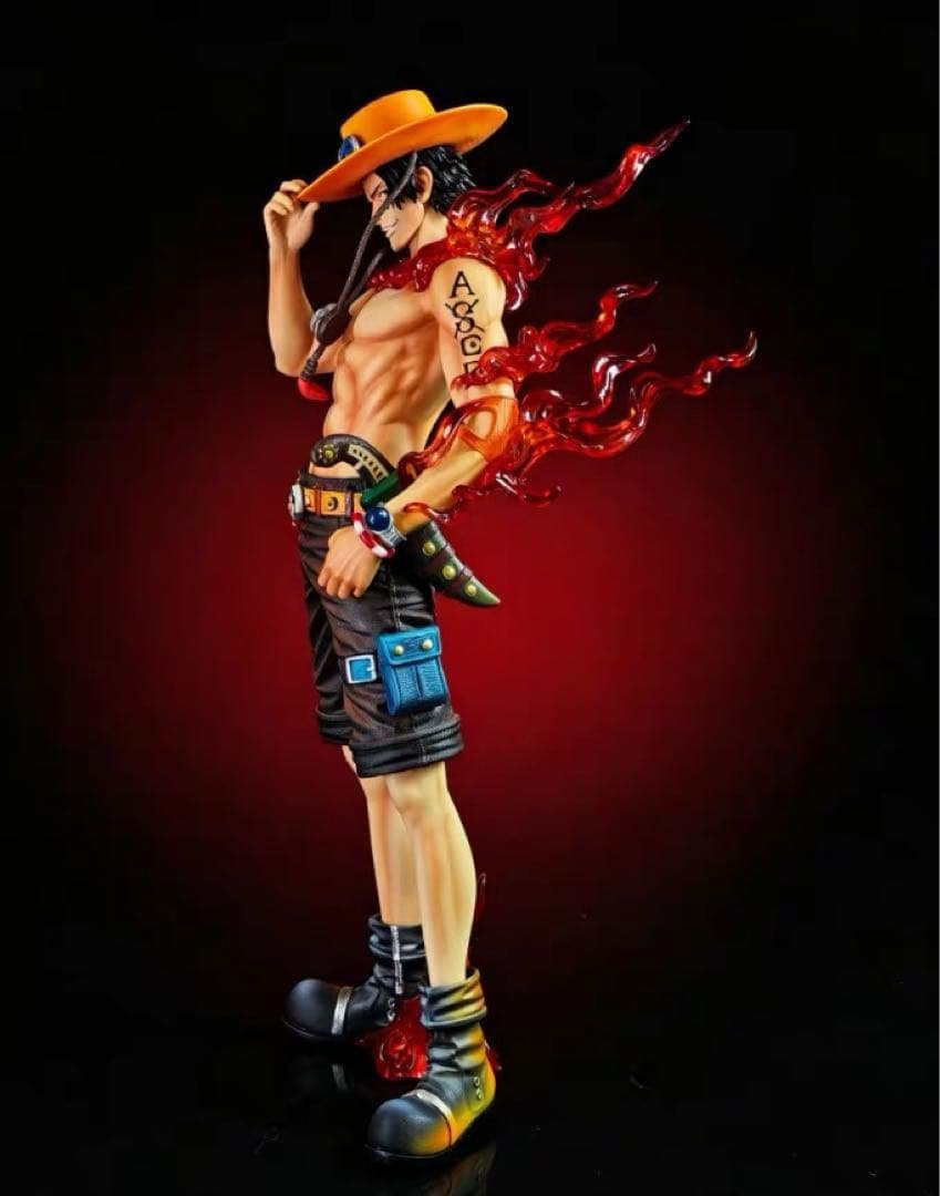 One Piece Portgas D. Ace Figure — GM Garage Kit, PVC, approx. 30 cm