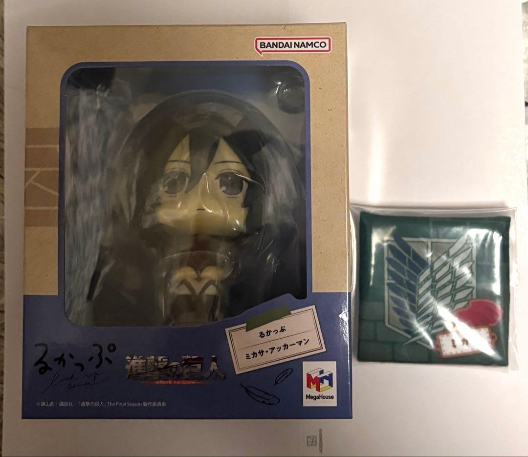 MegaHouse Attack on Titan Mikasa Ackerman Lookup Figure — with Cushion