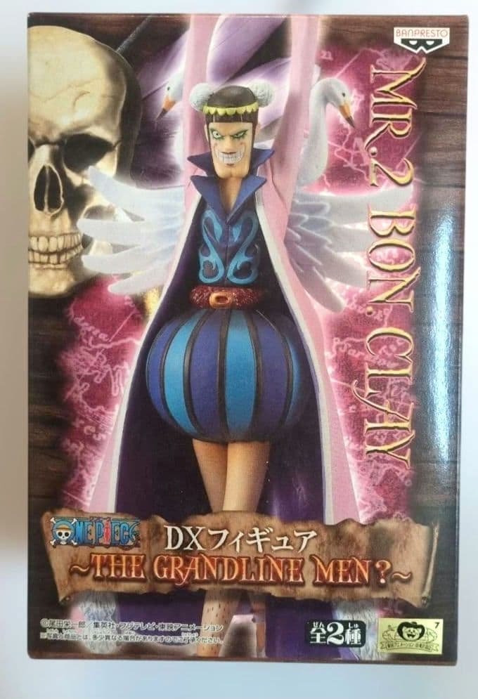 One Piece THE GRANDLINE MEN Mr. 2 Bon Clay Figure