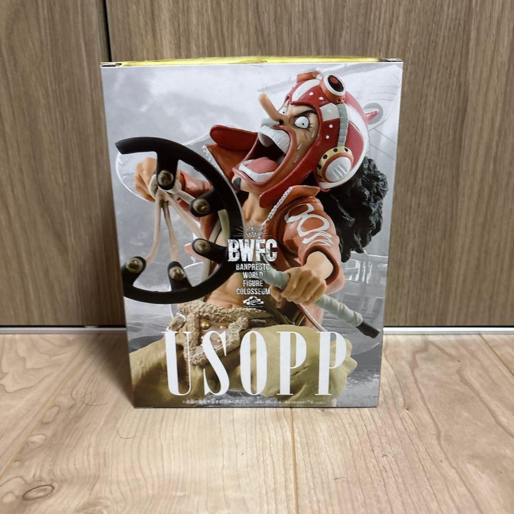 Figurine Usopp One Piece BWFC Zoukeiou Chojou Kessen 2 — pose dynamique à la barre du navire