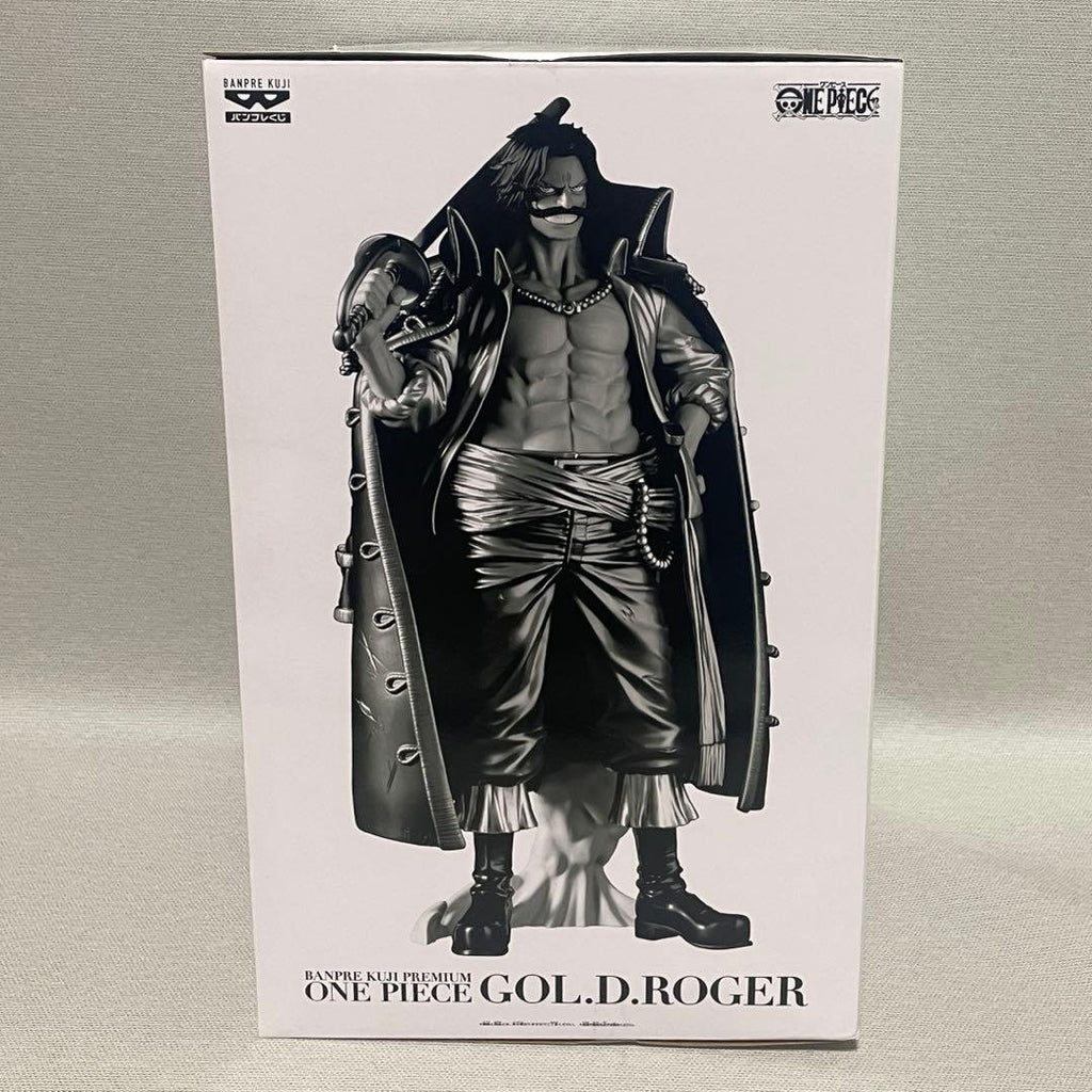 BANDAI SPIRITS Banpresto Kuji PREMIUM One Piece Gol D. Roger — Lot A avec ticket de loterie