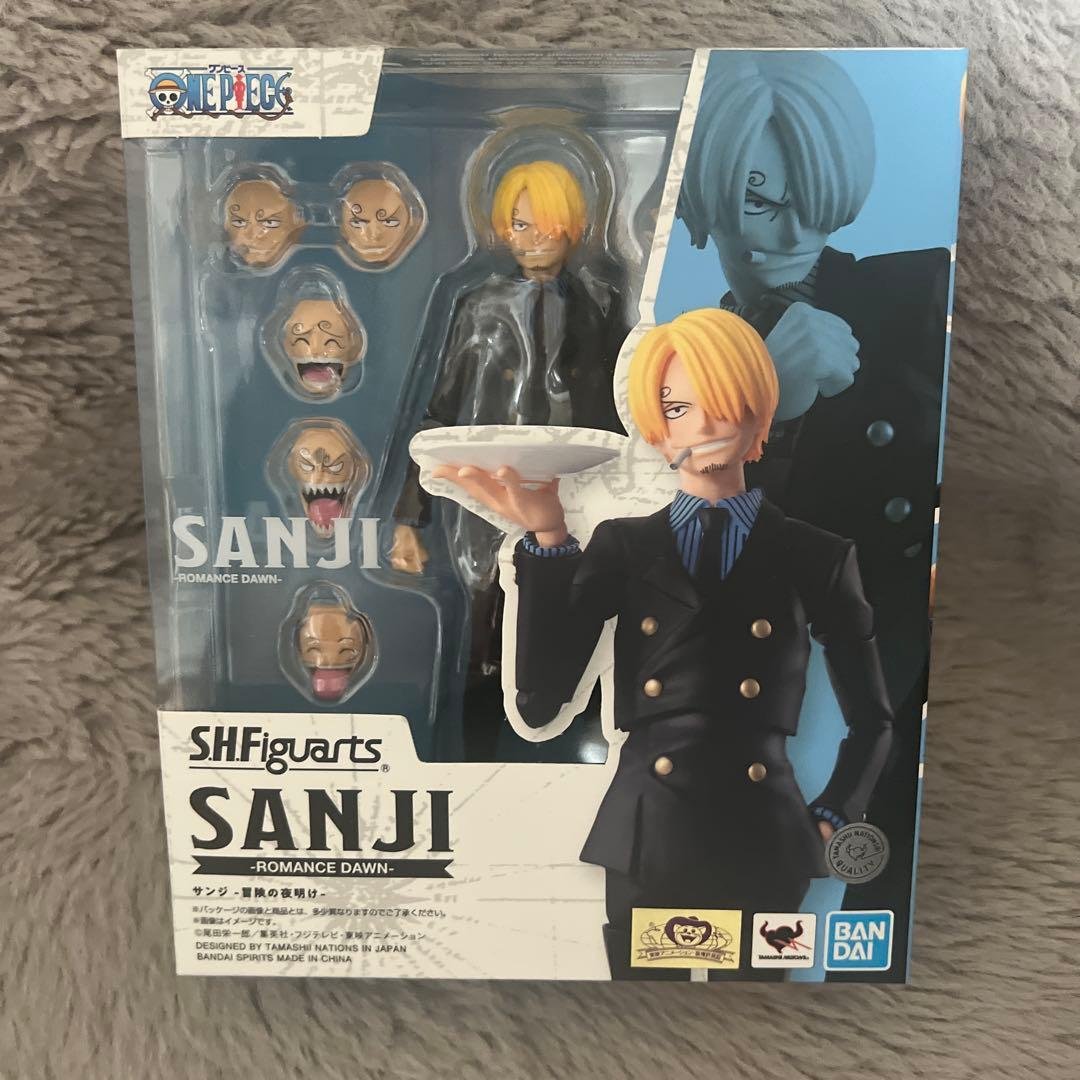 BANDAI SPIRITS S.H.Figuarts Sanji -Romance Dawn- — One Piece action figure